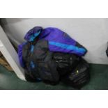 Five bags of clothes,