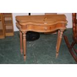 Pine side table with drawer to front,