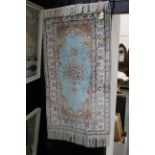 Small fringed rug,