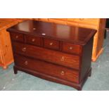Stag 6 drawer chest, height 70 cm,
