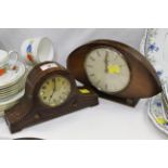 Smiths mantle clock 1950's/1960's and small oak mantle clock circa 1930