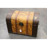 Decorative domed trunk, width 50 cm,