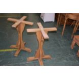 Pair of table bases