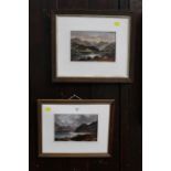 Two landscape oil paintings