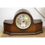 Oak mantle clock