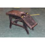 Small shoe shining stool,