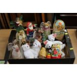 Box of Russian dolls, Genshaw angel ornaments,