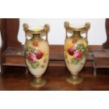 Two Crown Pottery John Tams Ltd floral vases,