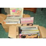 Two boxes of records - Swing Out Sister, The Triffids, ZZ Top,