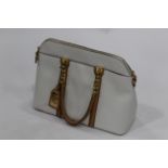 Ralph Lauren Polo cream and brown ladies leather handbag