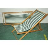 Two deckchairs