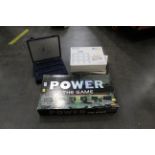 Boxed Power The Game by Spears and 3 boxes of coin cases