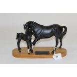 Beswick Connoisseur "Black Beauty & Foal"