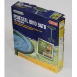 Boxed Gardman pedestal birdbath