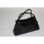 Bella Bianca black leather handbag