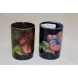 Two Moorcroft vases, mid 20th century, height 6.