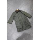 Barbour ladies waxed jacket with liner (S)
