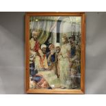 Large religious needlework,