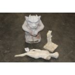 Gargoyle garden ornament, height 26 cm,