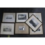 Box of engravings and prints of Devonport etc