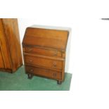 Oak bureau