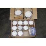 Three boxes of Steelite hotelware