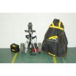 Powakaddy golf trolley with battery