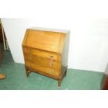 Bureau with brass handles