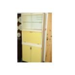 Eastham vintage kitchen unit with glazed top,