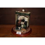 A Border Fine Arts resin The James Herriot studio collection figure "Well Warmed", A1454,