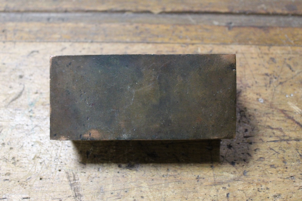 An early 20th century Art Nouveau brown patinated copper rectangular lidded box, - Image 5 of 9