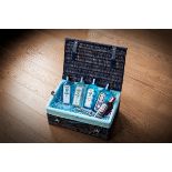 Bombay Sapphire Gin Hamper including - A limited-edition bottle of Bombay Sapphire engraved with