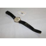 A 9 ct gold cased Nivada 21 jewel Incabloc wristwatch,