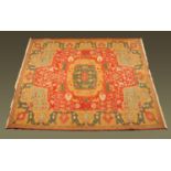 A large Afghan rug,