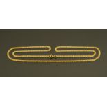 An 18 ct gold chain, stamped 750, 16.2 grams (see illustration).