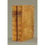 MR RAPIN DE THOYRAS, "The History of England", London 1743, third edition in two volumes,