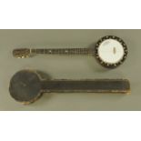 A John Dallas Strand London six string banjo.