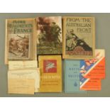 A collection of First and Second World War publications, "From The Australian Front Christmas 1917",