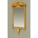 A late 19th/early 20th century Adam style gilt framed mirror,