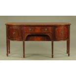 A 19th century mahogany sideboard,