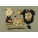 Eight purses and bags, including four Victorian beadwork,