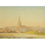 Len Roope, a watercolour "Cockermouth Frosty Morning".