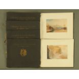 Six volumes of Studio Publication "Turners Watercolours", first edition, Farnley Hall, complete.