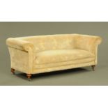 A Victorian Chesterfield settee,