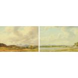 Percy Lancaster, pair of watercolours, "Near Grange" and companion,