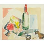 Z Ruszkowski, watercolour still life. 27 cm x 33 cm, framed, signed.