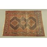 An antique Persian design rug, rectangular,