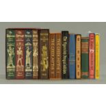 A collection of Folio Society books in slip cases, "The Hittites" by O.R.