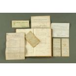 A ships log book dating from 1795 for the Brigantine Mary, and later Brigantine Martha,