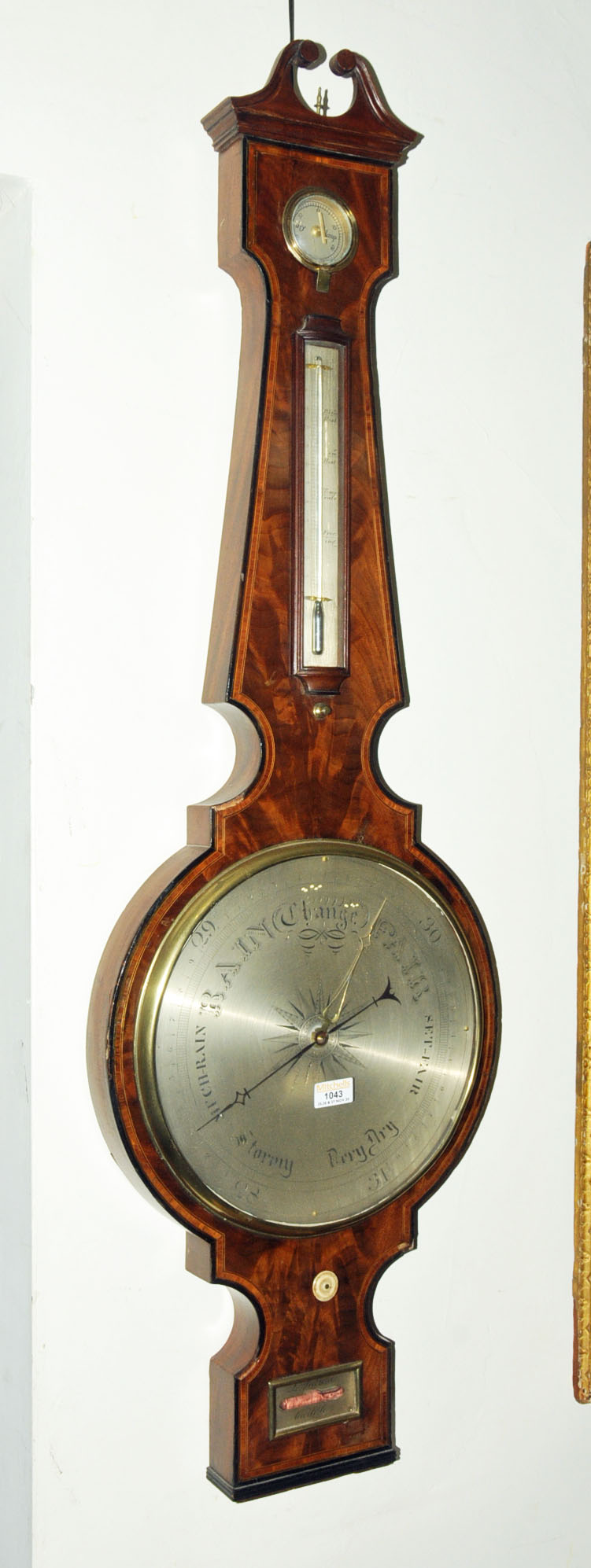 A Pedrone of Carlisle oversize Georgian country house barometer, - Image 4 of 13